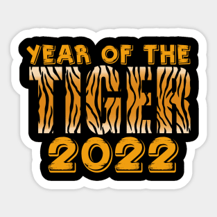 Happy Chinese New Year 2022 Year Of The Tiger Sticker